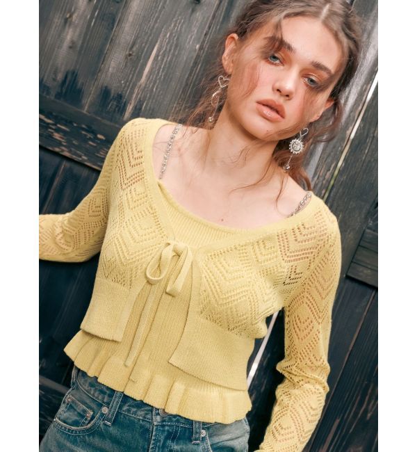 EVRIS「ビスチェアンサンブルニットトップス」|ニット・セーター|