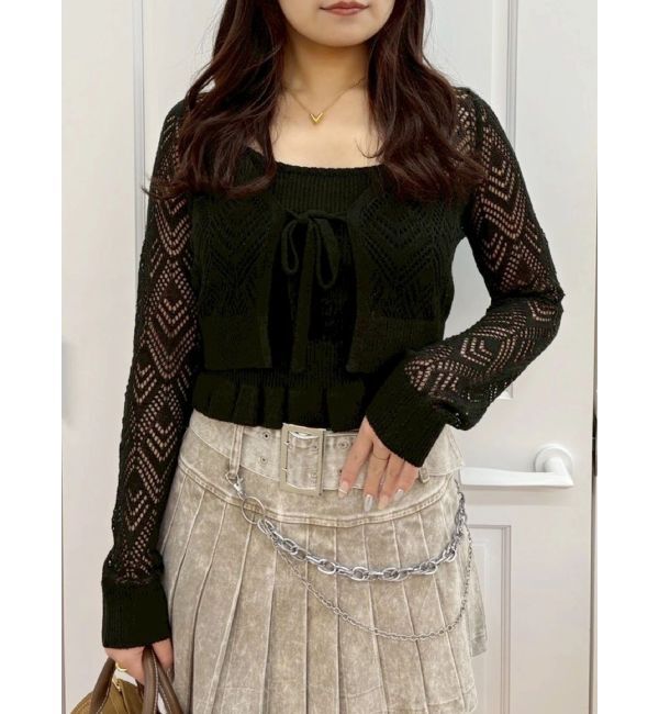 EVRIS「ビスチェアンサンブルニットトップス」|ニット・セーター|