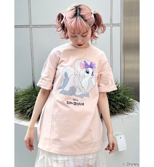 merry jenny「Lilo & Stitch 「ジジとマートルの仲間たち」Tシャツ」|Tシャツ・カットソー|