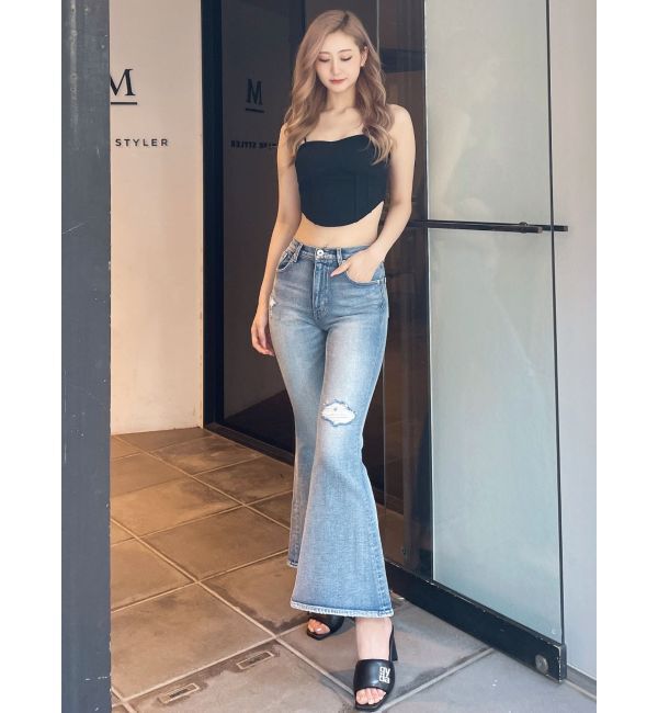 GYDA「コルセットデザインテレコビスチェ」|キャミソール|