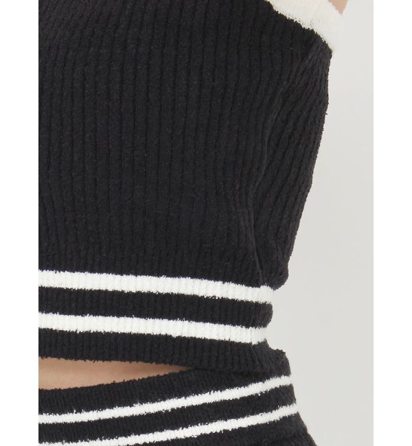 GYDA「ラインパイルニットビスチェ」|キャミソール|