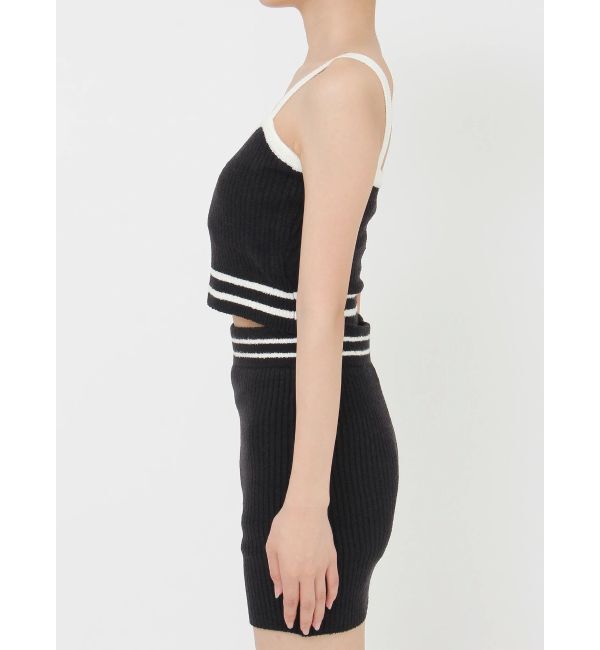 GYDA「ラインパイルニットビスチェ」|キャミソール|