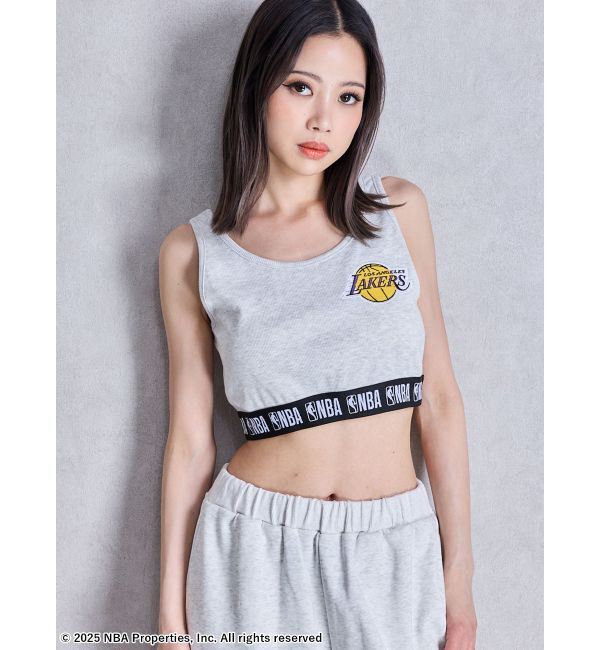 GYDA「NBA SPORTY BUSTIER」|キャミソール|ライトグレー