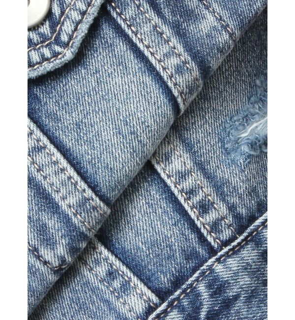 GYDA「Symmetry GYDA EMBOSSノーカラーデニムショートブルゾン」|その他|