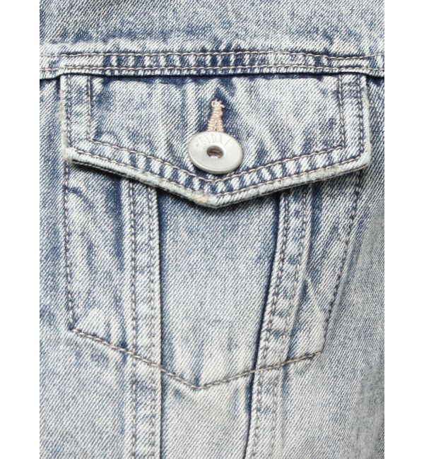 GYDA「Symmetry GYDA EMBOSSノーカラーデニムショートブルゾン」|その他|