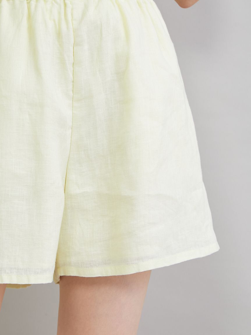 Mila Owen「フレンチリネンショートパンツ」|その他|