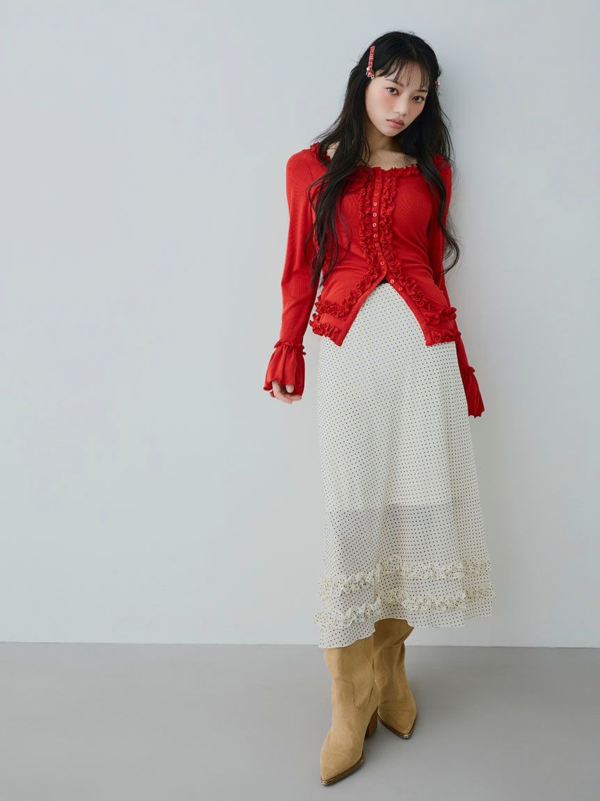 FURFUR「ミディナロースカート」|スカート|