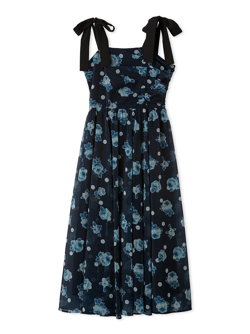 FURFUR「ぼかしフラワープリントワンピース」|ワンピース|