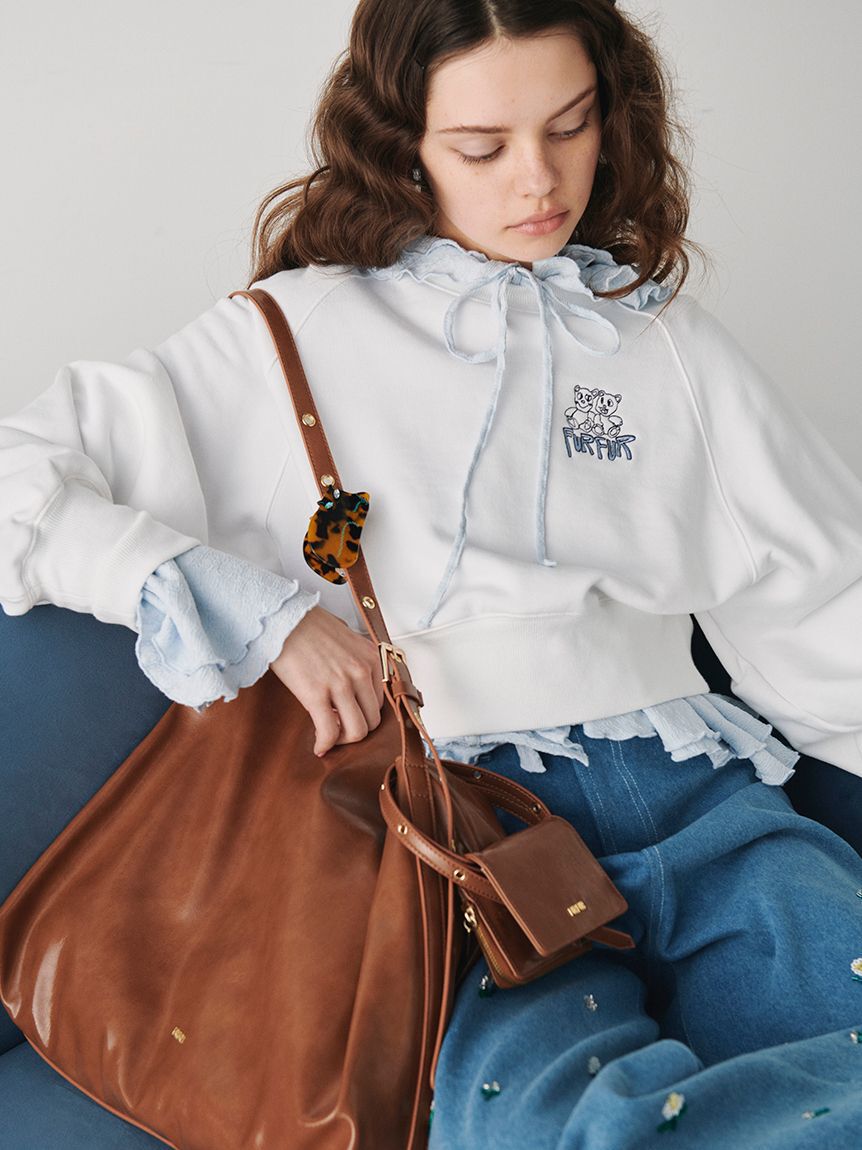 FURFUR「キャットモチーフビジューヘアクリップ」|ヘアバンド|