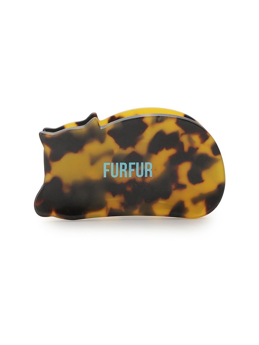 FURFUR「キャットモチーフビジューヘアクリップ」|ヘアバンド|