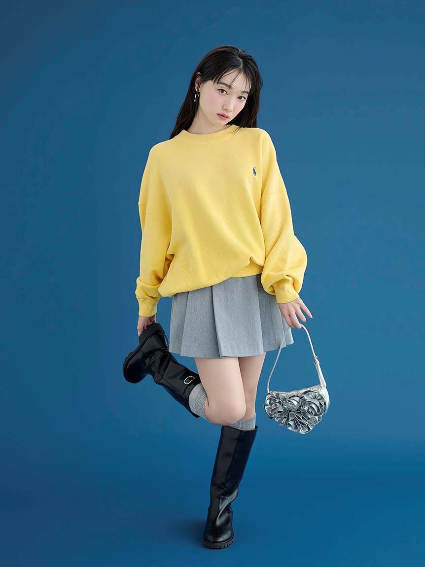 SNIDEL「ベルト付きプリーツミニスカート」|スカート|