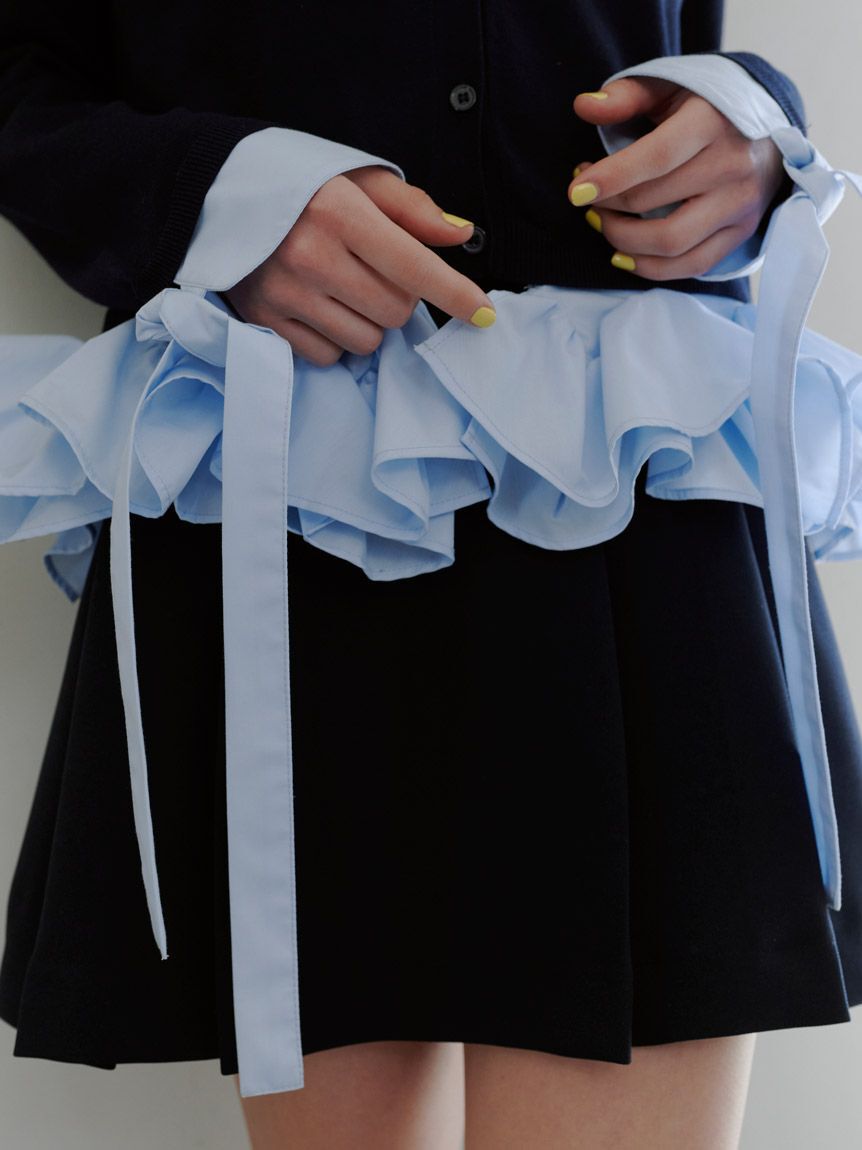 SNIDEL「ベルト付きプリーツミニスカート」|スカート|