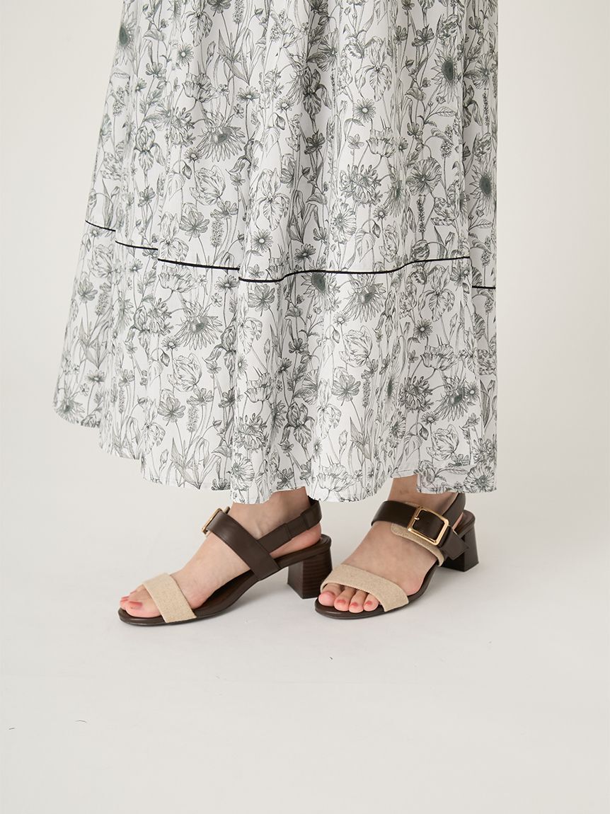 FRAY I.D「【FRAY I.D MADE WITH LIBERTY FABRIC】ギャザーフレアスカート／ウォッシャブル」|スカート|