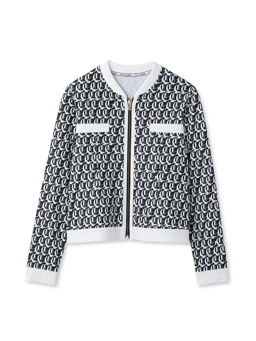 CELFORD「【CELFORD GOLF】モノグラムＰＴカットカーディガン」|その他|BLK