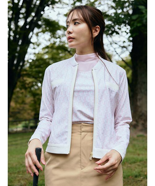 CELFORD「【CELFORD GOLF】モノグラムＰＴカットカーディガン」|その他|PNK