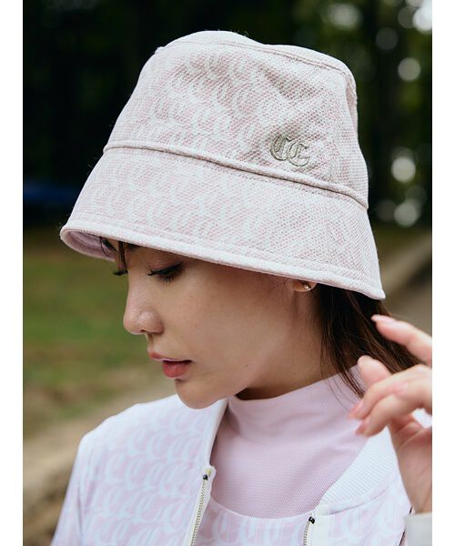 CELFORD「【CELFORD GOLF】　ロゴプリントバケットハット」|その他|PNK