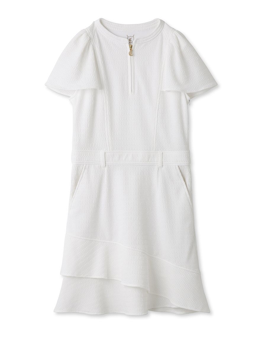 CELFORD「【CELFORD GOLF】ストレッチレース袖フレアワンピース」|ワンピース|