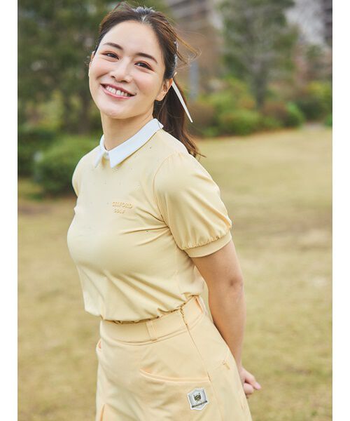 CELFORD「【CELFORD GOLF】衿付きラインストーントップス」|その他|