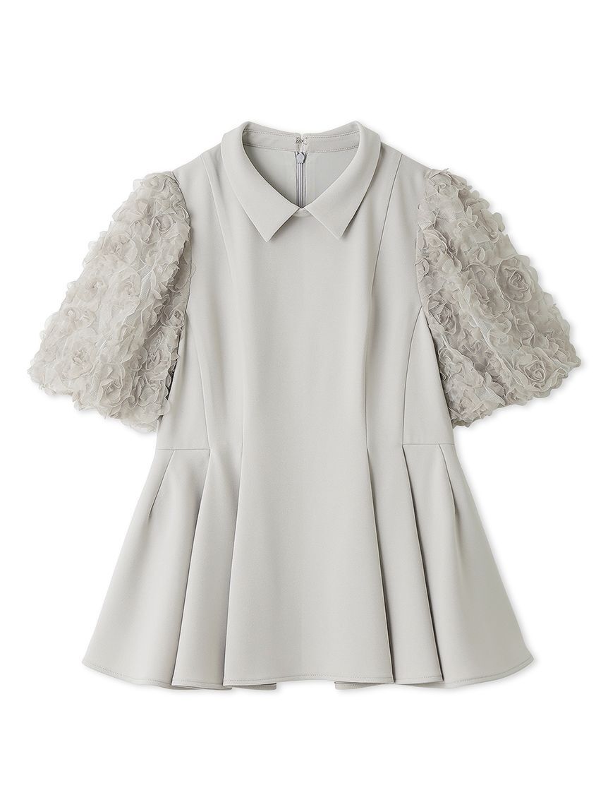 CELFORD「襟付きデザインスリーブブラウス」|シャツ・ブラウス|