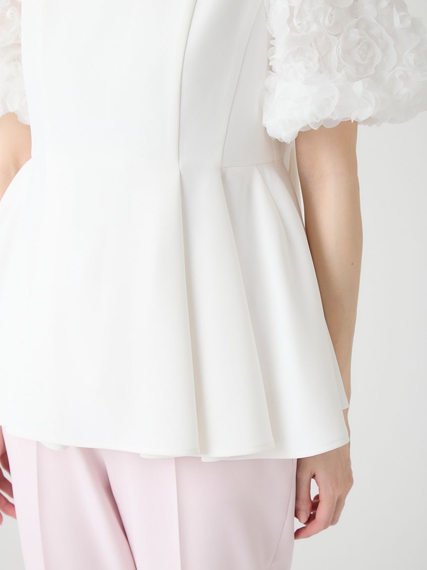 CELFORD「襟付きデザインスリーブブラウス」|シャツ・ブラウス|