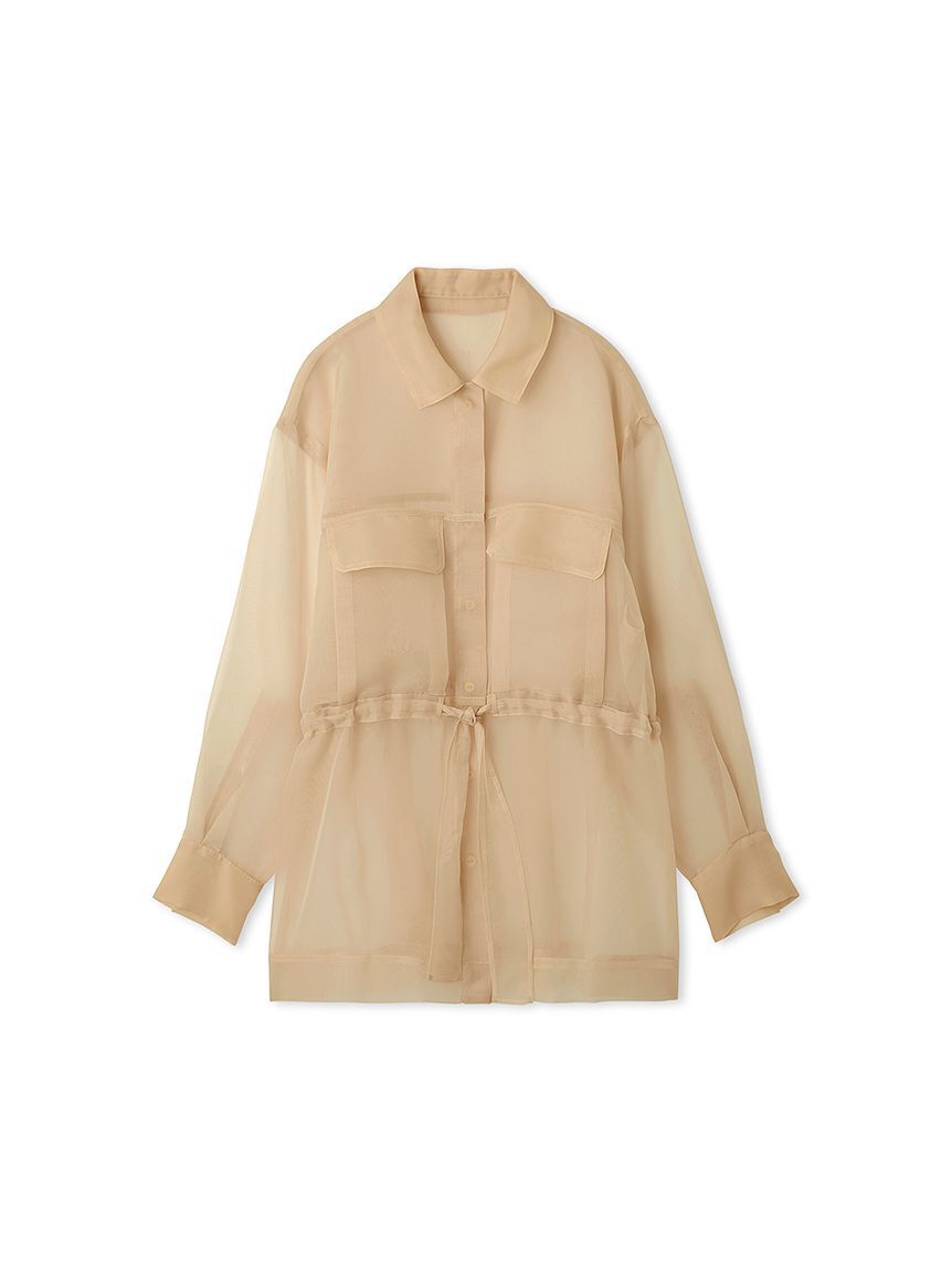 styling/「オーガンザミリタリーシャツ」|シャツ・ブラウス|BEG