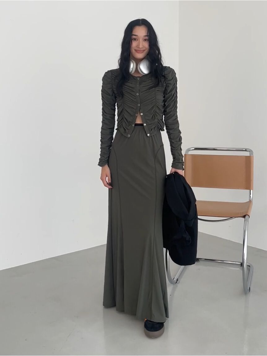 styling/「【S/S(エスバイエス)】＜ウォッシャブル・UVカット＞ロングスカート」|スカート|