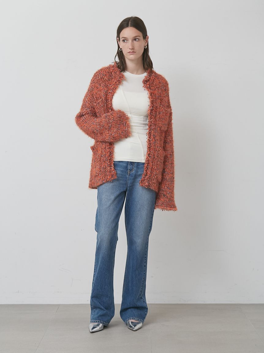 styling/「【セットアップ対応】セミフレアデニムパンツ」|デニム|