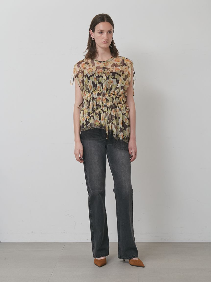 styling/「【セットアップ対応】セミフレアデニムパンツ」|デニム|