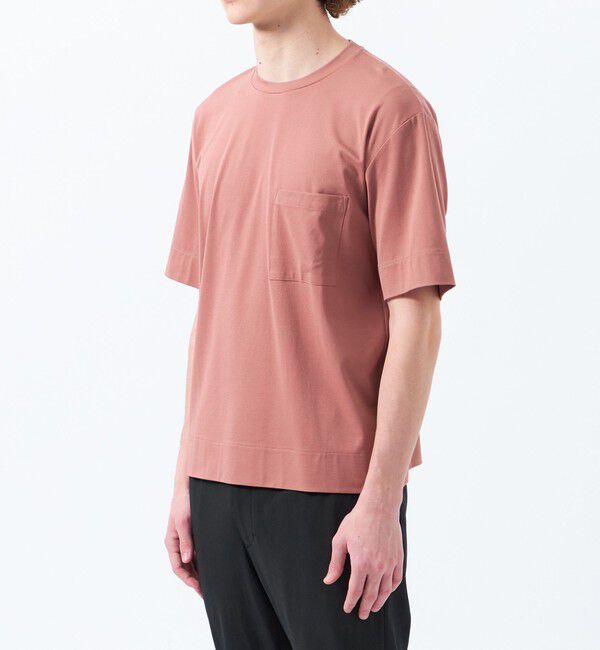 MACKINTOSH PHILOSOPHY「ベアスムース　五分袖ポケットTシャツ」|Tシャツ・カットソー|