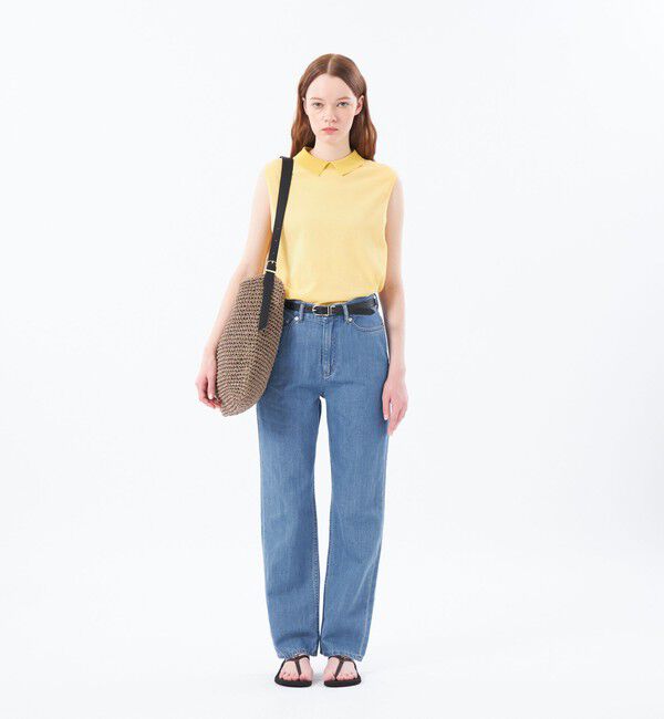 MACKINTOSH PHILOSOPHY「【Bi-color Knit Polo（バイカラーニットポロ）】ノースリーブ」|ニット・セーター|