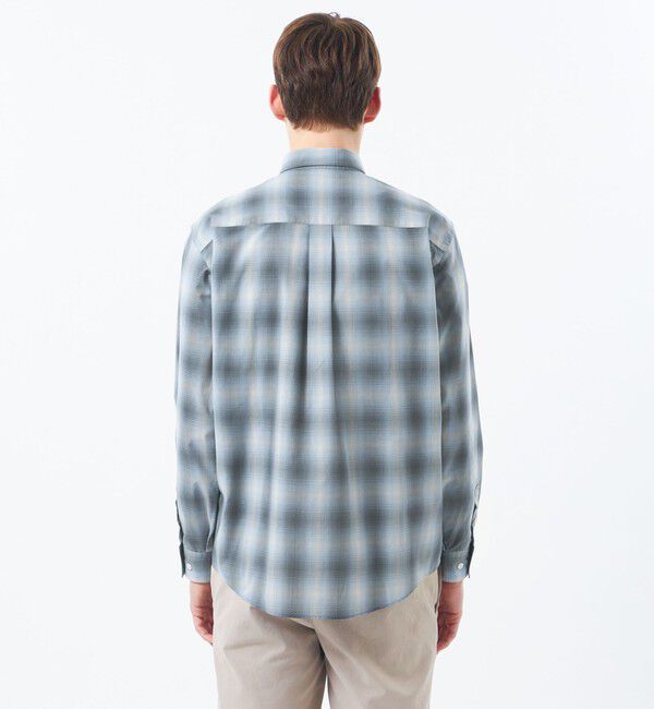 MACKINTOSH PHILOSOPHY「ショートレギュラーカラーシャツ オンブレチェック」|シャツ・ブラウス|