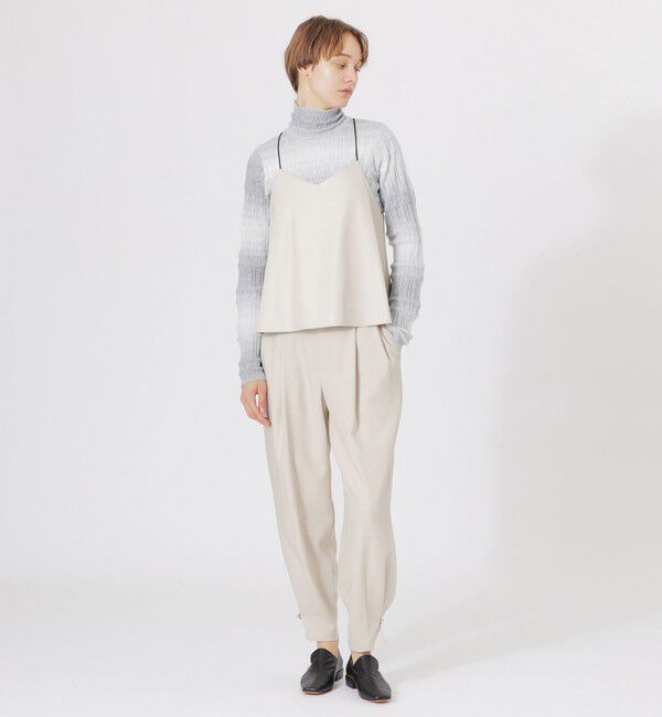  「シンセティックレザーキャミソール」|キャミソール|