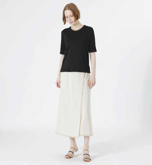  「ラメリブTシャツ」|Tシャツ・カットソー|