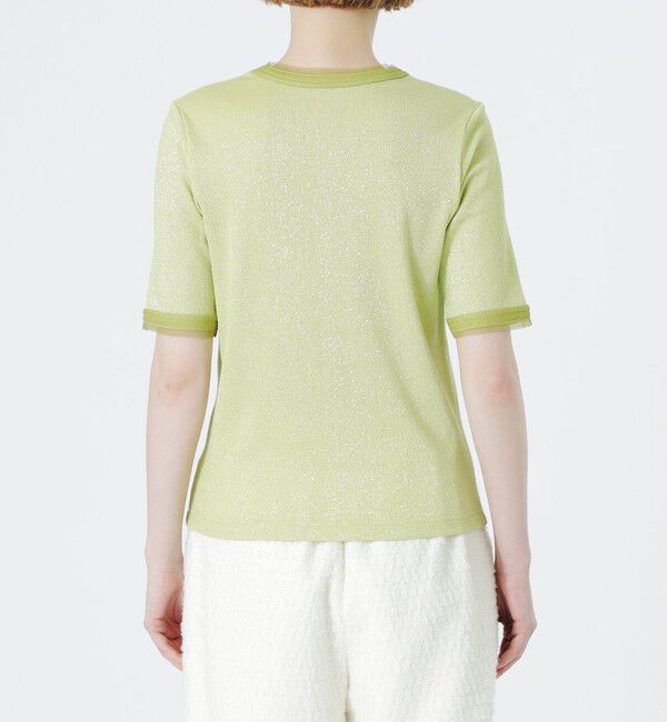  「ラメリブTシャツ」|Tシャツ・カットソー|