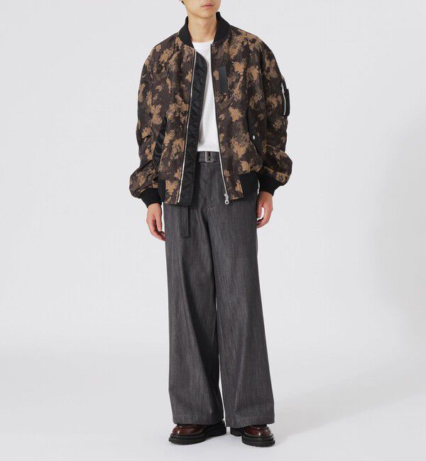  「ベルテッドバギーデニム」|デニム|