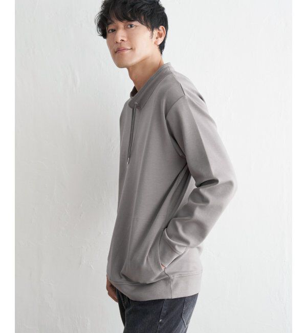 ikka「【抗菌防臭】セイケツダンボールルーイカラー」|パーカー|