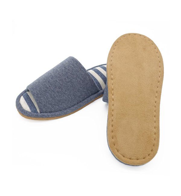 TOKYO DESIGN CHANNEL「ウォッシャブルボーダースリッパ」|ルームシューズ|