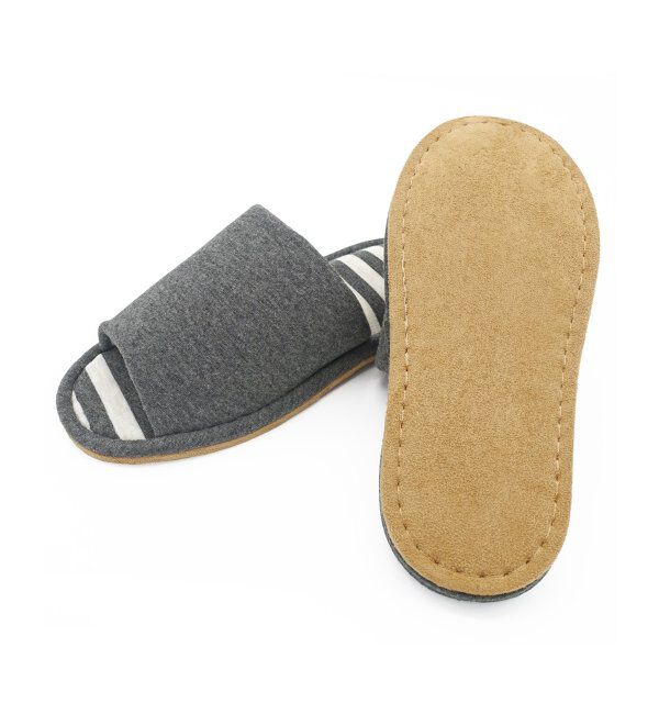 TOKYO DESIGN CHANNEL「ウォッシャブルボーダースリッパ」|ルームシューズ|