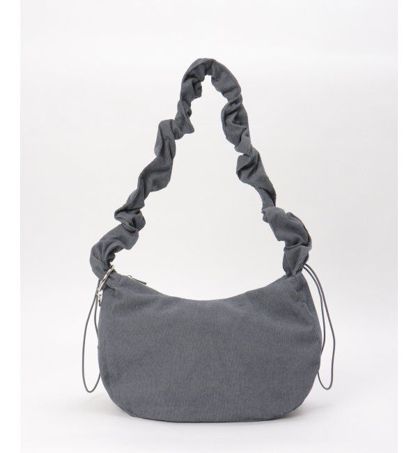 ikka「コールギャザーショルダーバッグ」|その他|チャコール