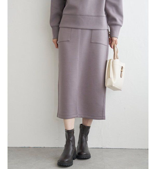 ikka「【洗濯機で洗える】GOKU楽ダンボールタイトスカート」|スカート|