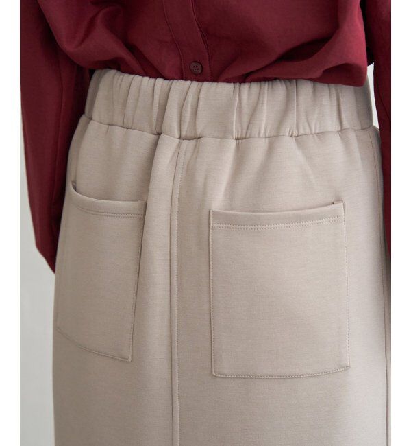 ikka「【洗濯機で洗える】GOKU楽ダンボールタイトスカート」|スカート|