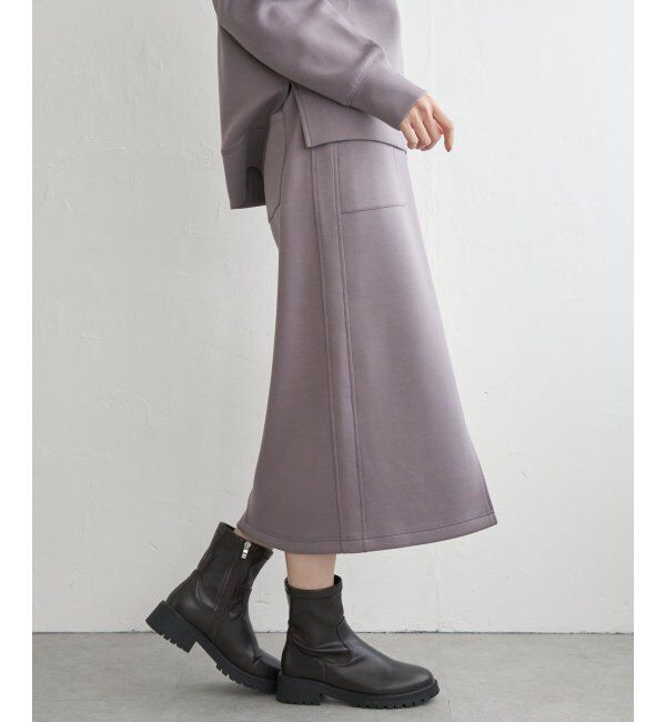 ikka「【洗濯機で洗える】GOKU楽ダンボールタイトスカート」|スカート|