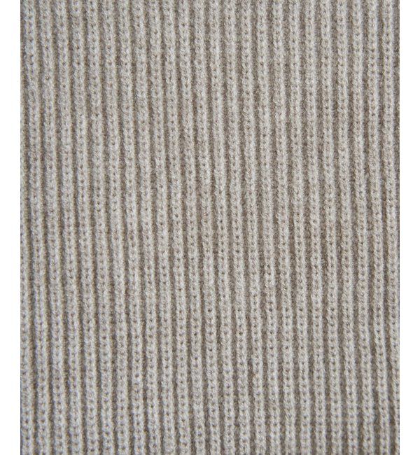 ikka「ウォッシャブル畦クルーネックニット」|プルオーバー|