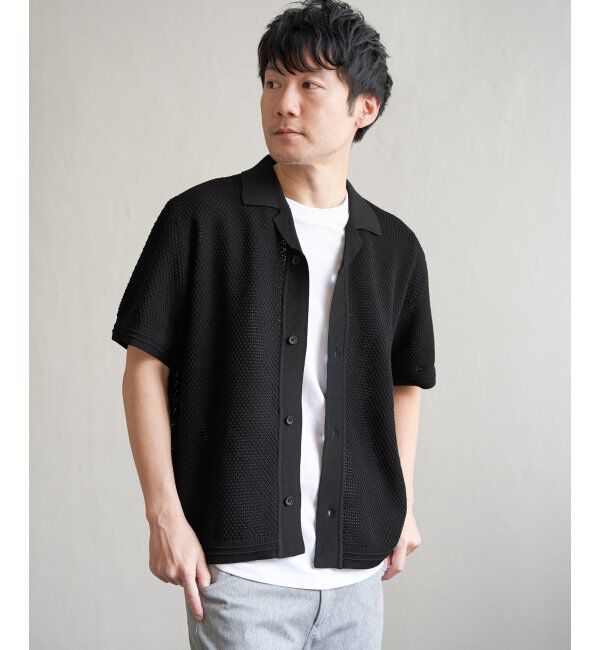 ikka「【2点セット】GOKU楽ニットシャツインナーセット」|その他|ブラック