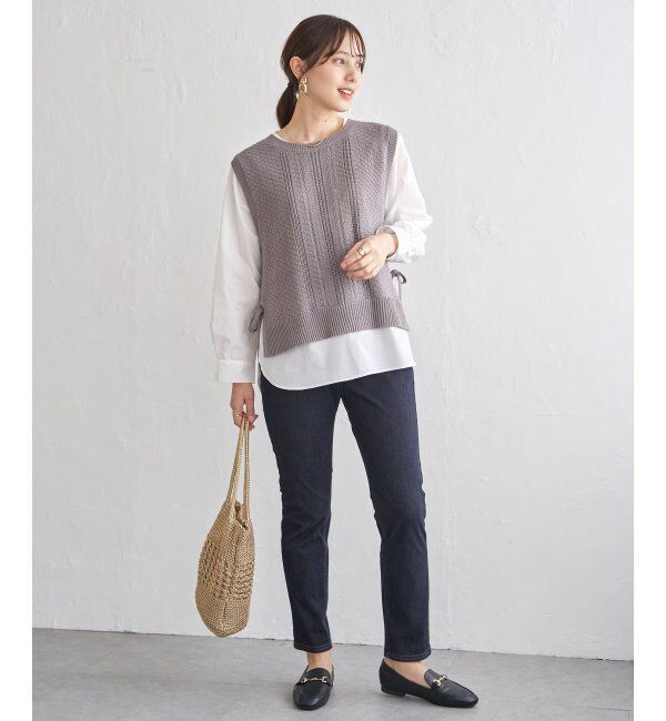 ikka「雑材ラメメッシュトートバッグ」|その他|