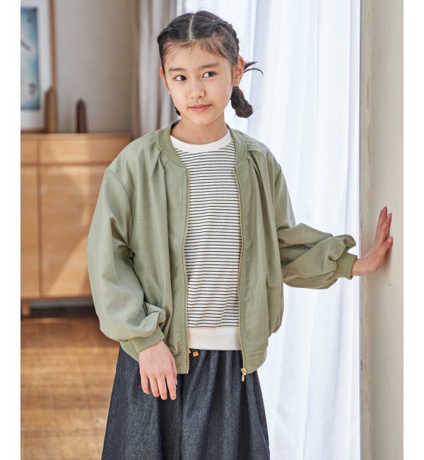 ikka kids「【親子コーデ】シアーリブブルゾン（110~160cm）」|その他|