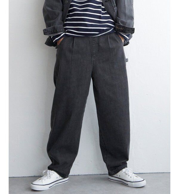 Lbc with Life「デニムシェフパンツ」|その他|ブラック