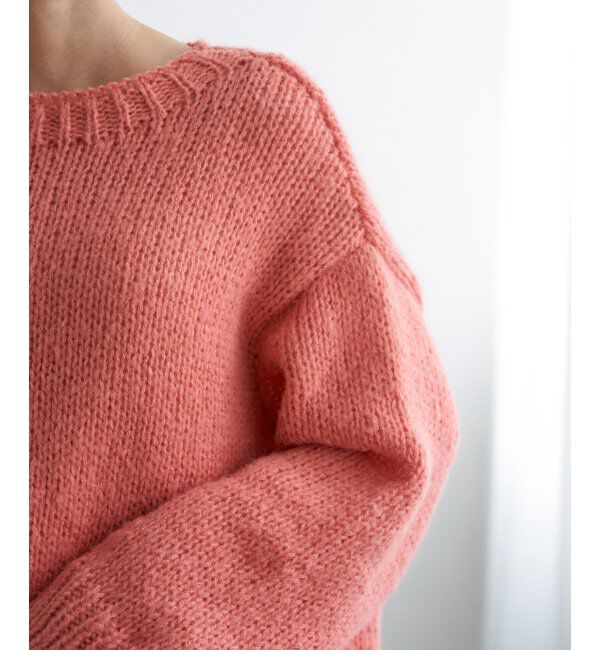 Lbc with Life「モヘヤタッチオーバサイズニット」|カーディガン|