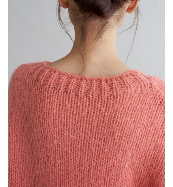 Lbc with Life「モヘヤタッチオーバサイズニット」|カーディガン|