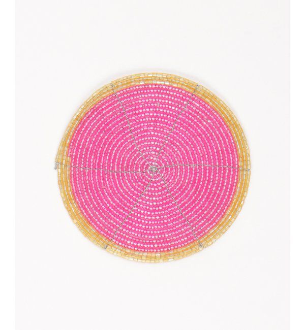 Lbc with Life「ビーズコースターツインカラー2枚」|食器・キッチングッズ|